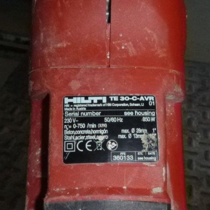 Martillo eléctrico perforador picador 3 kg SDSPLUS