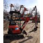 Miniexcavadora 1700 kg y palanca implementos km